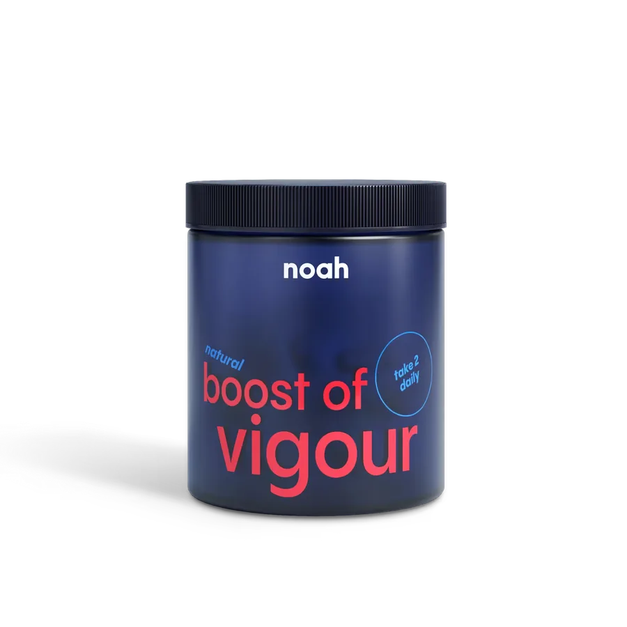 A refillable Vigour glass jar