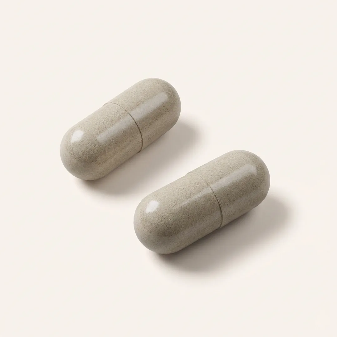 2錠の配合薬（タダラフィル 20mg＋ダポキセチン 60mg）